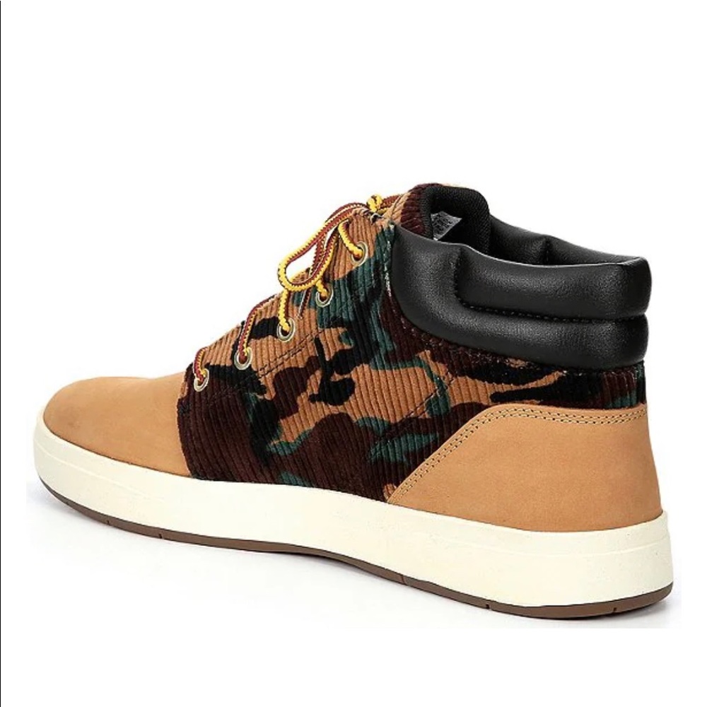 Timberland Men's Davis Square Camo Print Chukka Boots - Picture 3 of 6